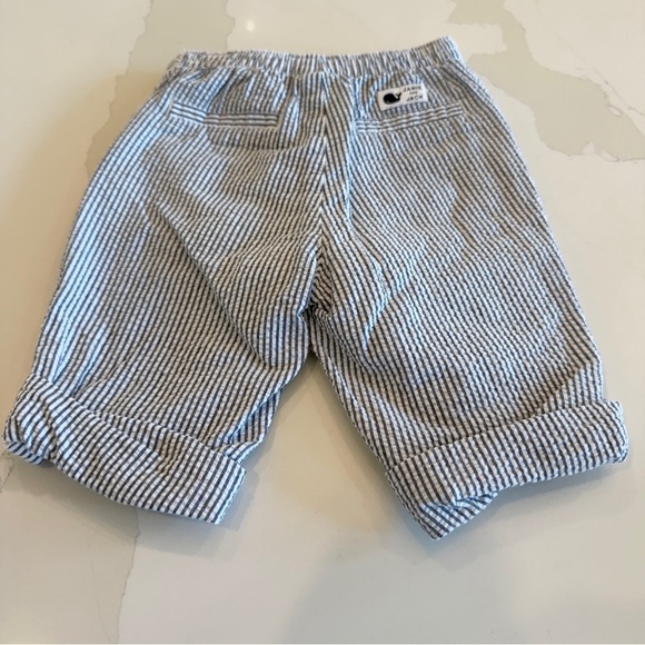 Janie and Jack Infant Striped Seersucker Pants 3-6 Months Blue 100% Cotton - Picture 5 of 7
